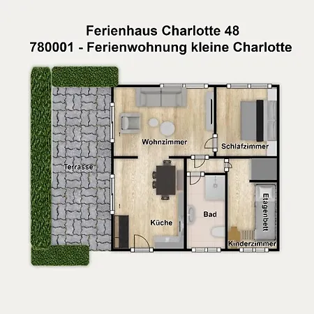 Charlotte 48 Kleine Charlotte Apartament Wangerooge